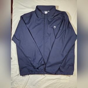 PUMA AP Zip Golf Jacket Arnold Palmer 3XL Blue Full Zip Windbreaker EUC
